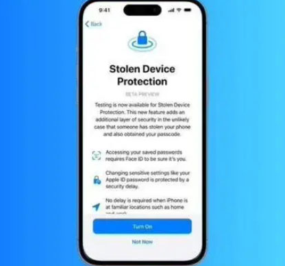 集安苹果授权维修店分享被盗设备保护功能开启方法 