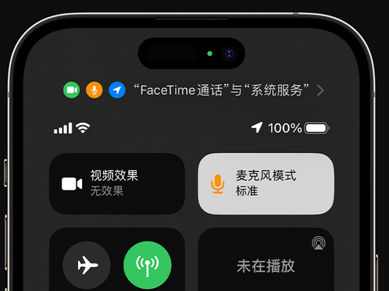 集安苹果授权维修网点分享iPhone在通话时让你的声音更清晰 