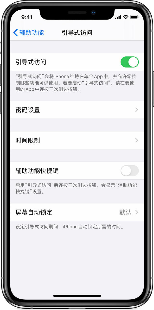 集安苹果手机维修分享如何在 iPhone 上退出引导式访问 