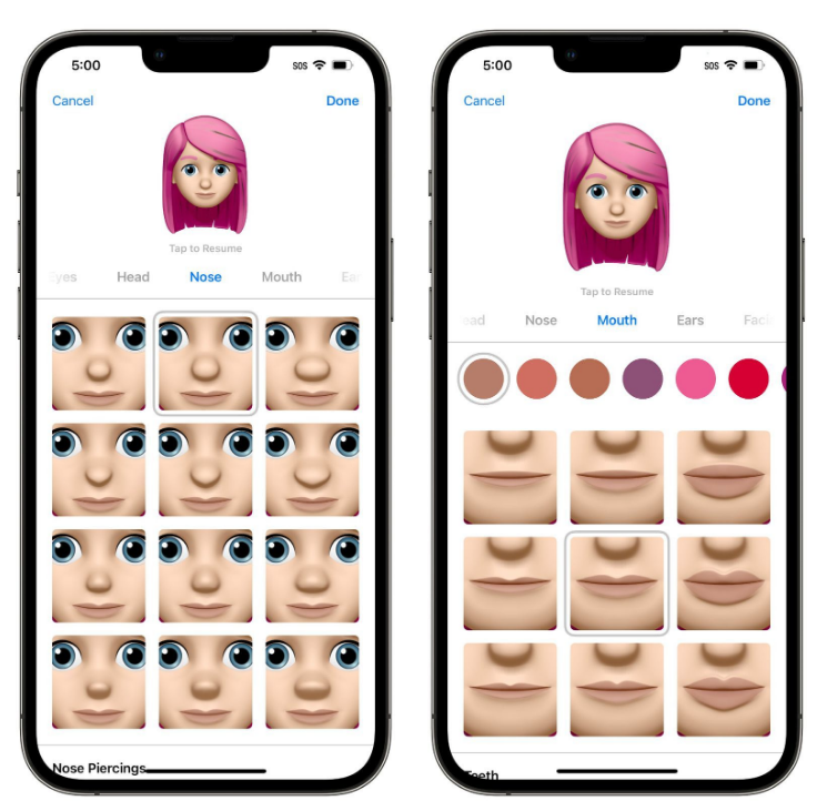 集安苹果手机维修分享​iOS 16中的拟我表情有了哪些变化和升级 